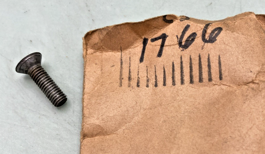 QTY 2 REPLACES HARLEY DAVIDSON 1766 HEX SOCKET FLAT SUNK HEAD SCREW