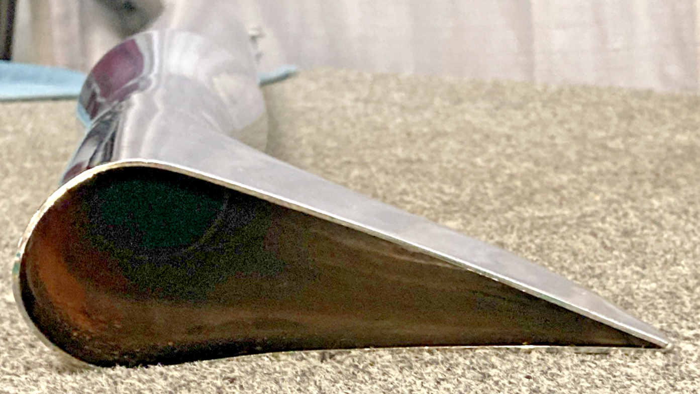 NEW GENUINE WYATT GATLING 30-0152 CHROME FISHTAIL MUFFLER 36"