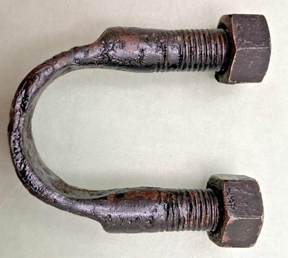 NEW REPLACES HARLEY DAVIDSON 13051-38 U-BOLT, REAR SAFETY GUARD, WITH NUT, (BLK)