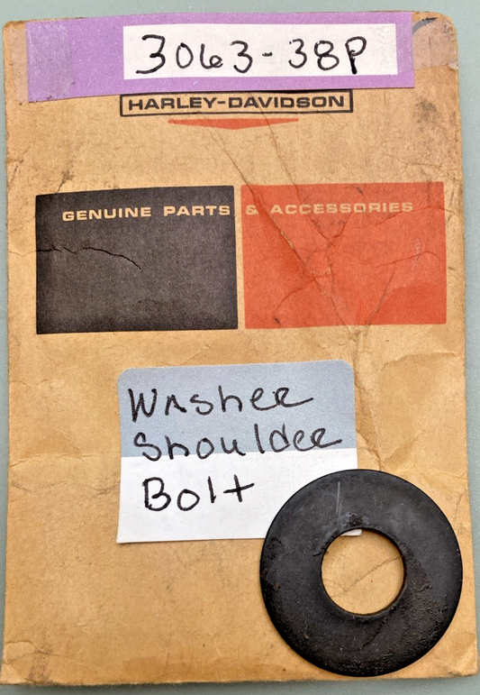 NEW GENUINE HARLEY DAVIDSON 3063-38P WASHER, SHOULDER BOLT, 49575-38
