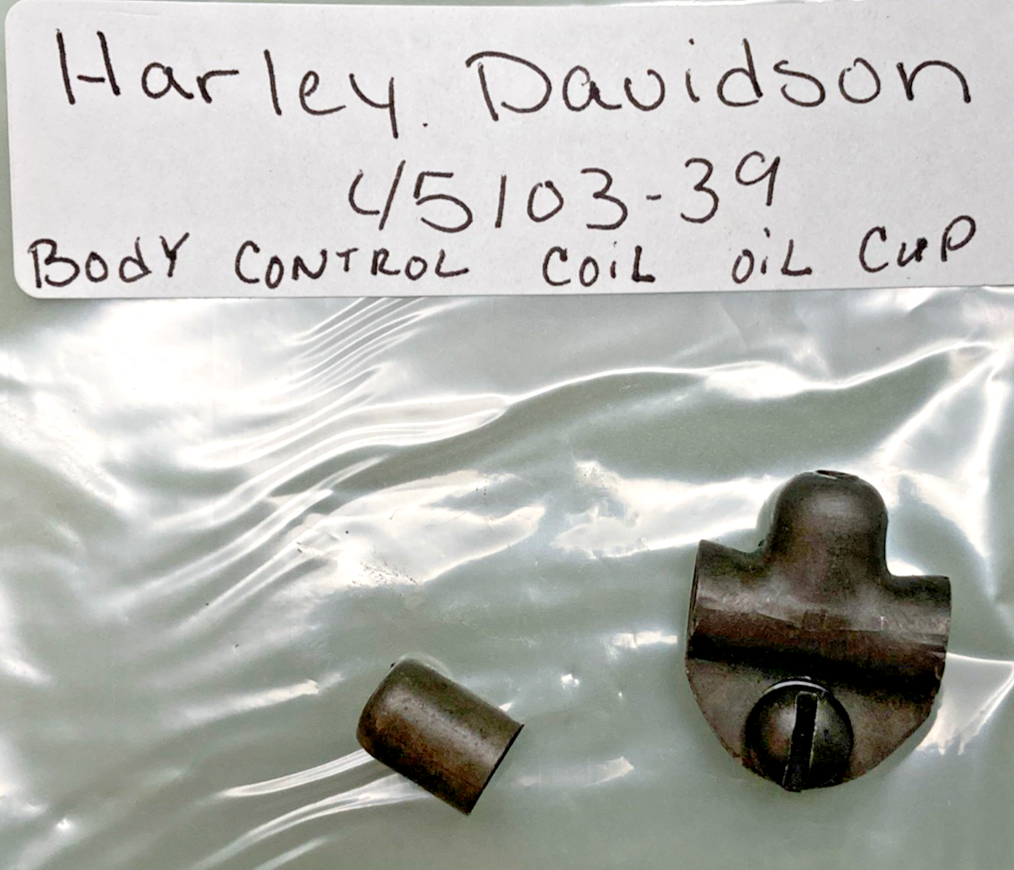 NEW REPLACES HARLEY DAVIDSON 45103-39 BODY, CONTROL COIL OIL CUP