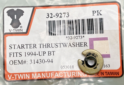 NEW GENUINE V-TWIN MANUFACTURING 32-9273 THRUST WASHERS FOR STARTER SHAFT