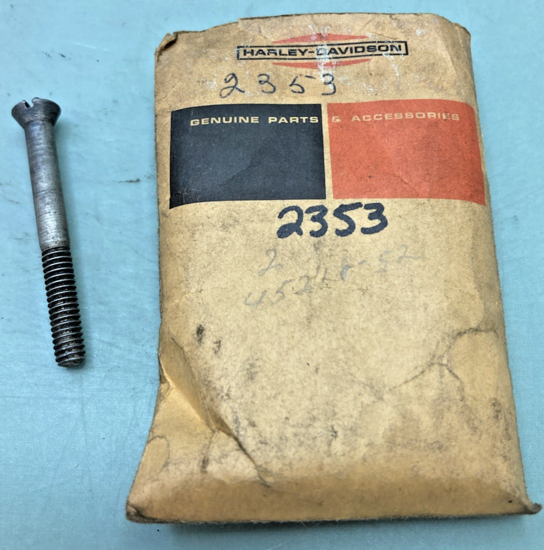 QTY 5 GENUINE HARLEY DAVIDSON 2353 OVAL COUNTERSUNK HEAD SCREW