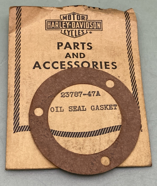 NEW GENUINE HARLEY-DAVIDSON 23787-47A Gasket, oil seal / magneto, generator shaf