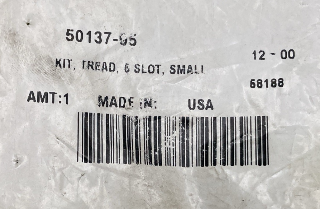 NEW GENUINE HARLEY-DAVIDSON 50137-95 KIT, TREAD, 6 SLOT, SMALL