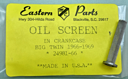 NEW GENUINE EASTERN 24981-66 Oil Screen Crankcase 66-69