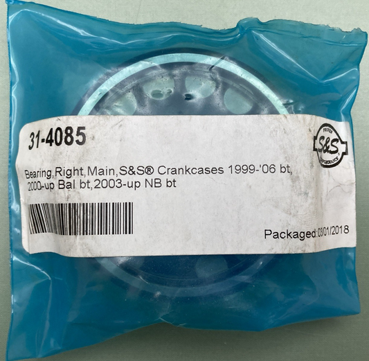 NEW GENUINE S&S CYCLE 31-4085 Right Main Pinion Bearing