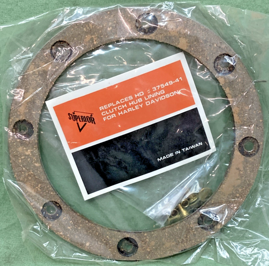 NEW GENUINE SUPERIOR 37549-41 CLUTCH HUB LINING FOR HARLEY DAVIDSON