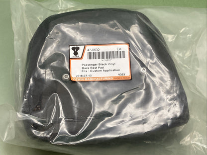 NEW GENUINE V-TWIN 47-0632 PASSENGER BACK REST PAD