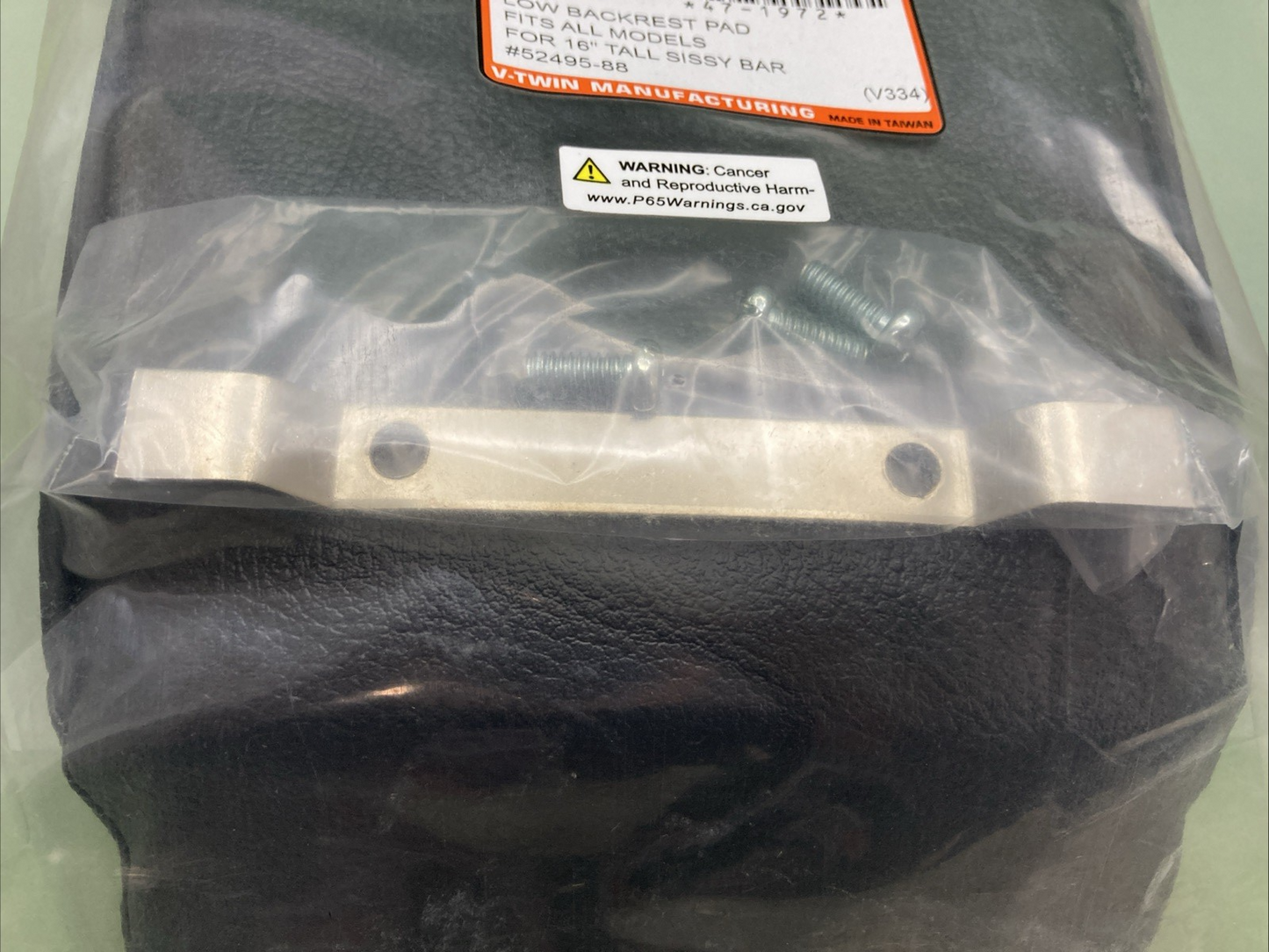 NEW GENUINE V-TWIN 47-1972 LOW BACKREST PAD