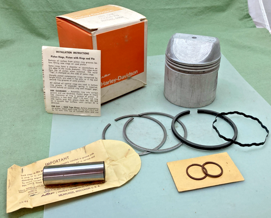NEW GENUINE HARLEY DAVIDSON 22258-70 PISTON WITH RINGS AND PIN