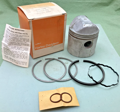 NEW GENUINE HARLEY DAVIDSON 22258-70 PISTON WITH RINGS