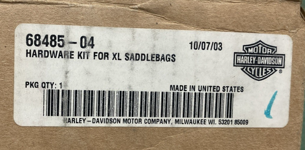 NEW GENUINE HARLEY-DAVIDSON 68485-04 HARDWARE KIT FOR XL SADDLEBAGS