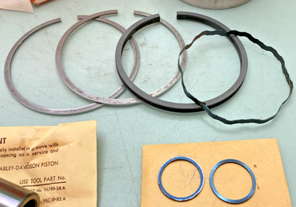 NEW GENUINE HARLEY DAVIDSON 22255-70 PISTON WITH RINGS AND PIN