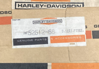 NEW GENUINE HARLEY-DAVIDSON 52512-68 Buddy seat fittings