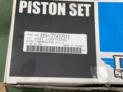 NEW GENUINE DRAG SPECIALTIES DS-750701 Piston Set
