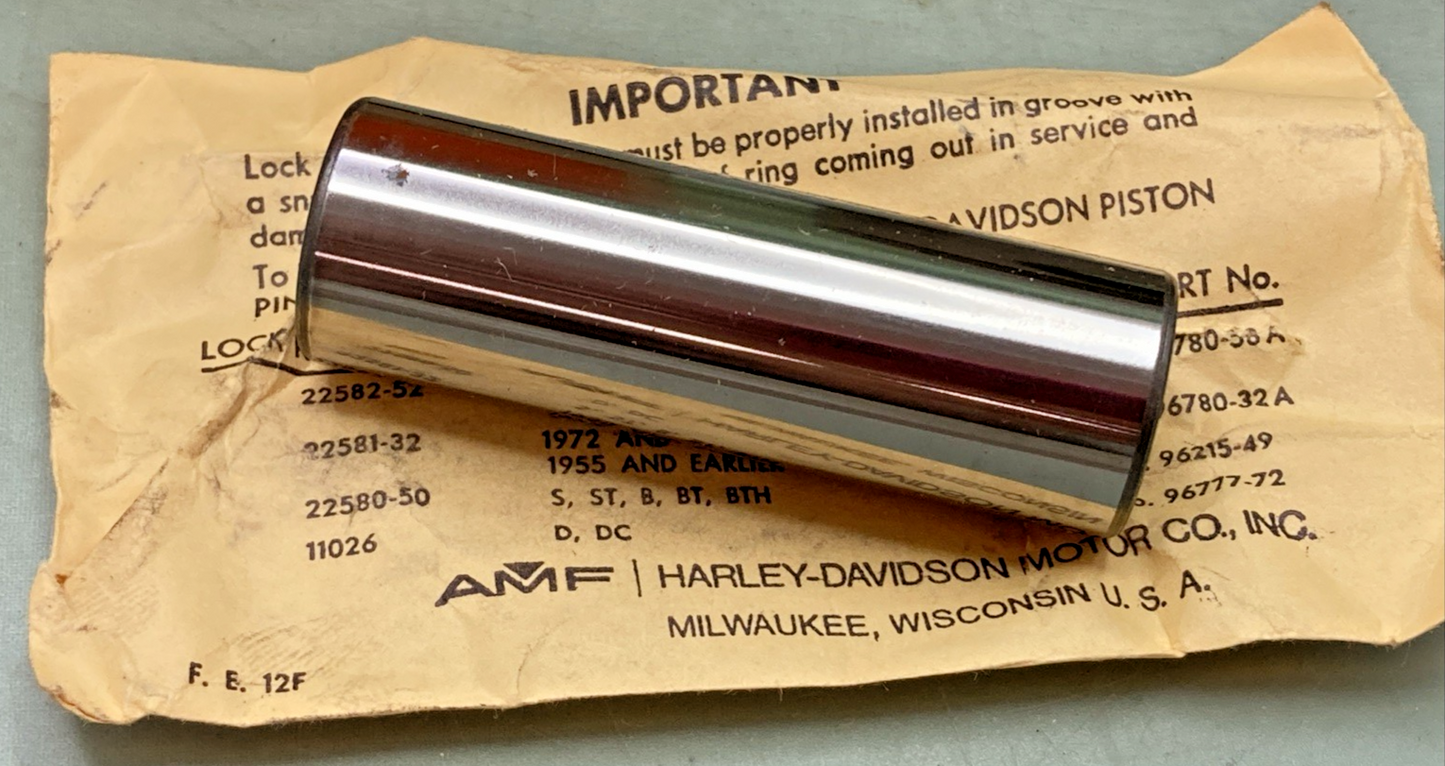 NEW GENUINE HARLEY DAVIDSON 22257-58A PISTON AND PIN ONLY INCOMPLETE KIT