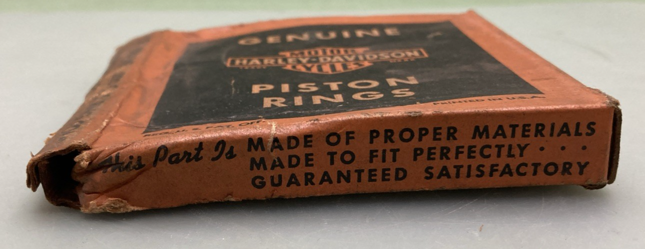 NEW GENUINE HARLEY-DAVIDSON 260-34E Piston compression ring, 3/32" wide +.020"