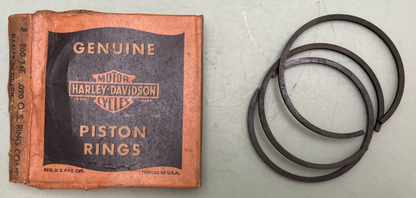 NEW GENUINE HARLEY-DAVIDSON 260-34E Piston compression ring, 3/32" wide +.020"