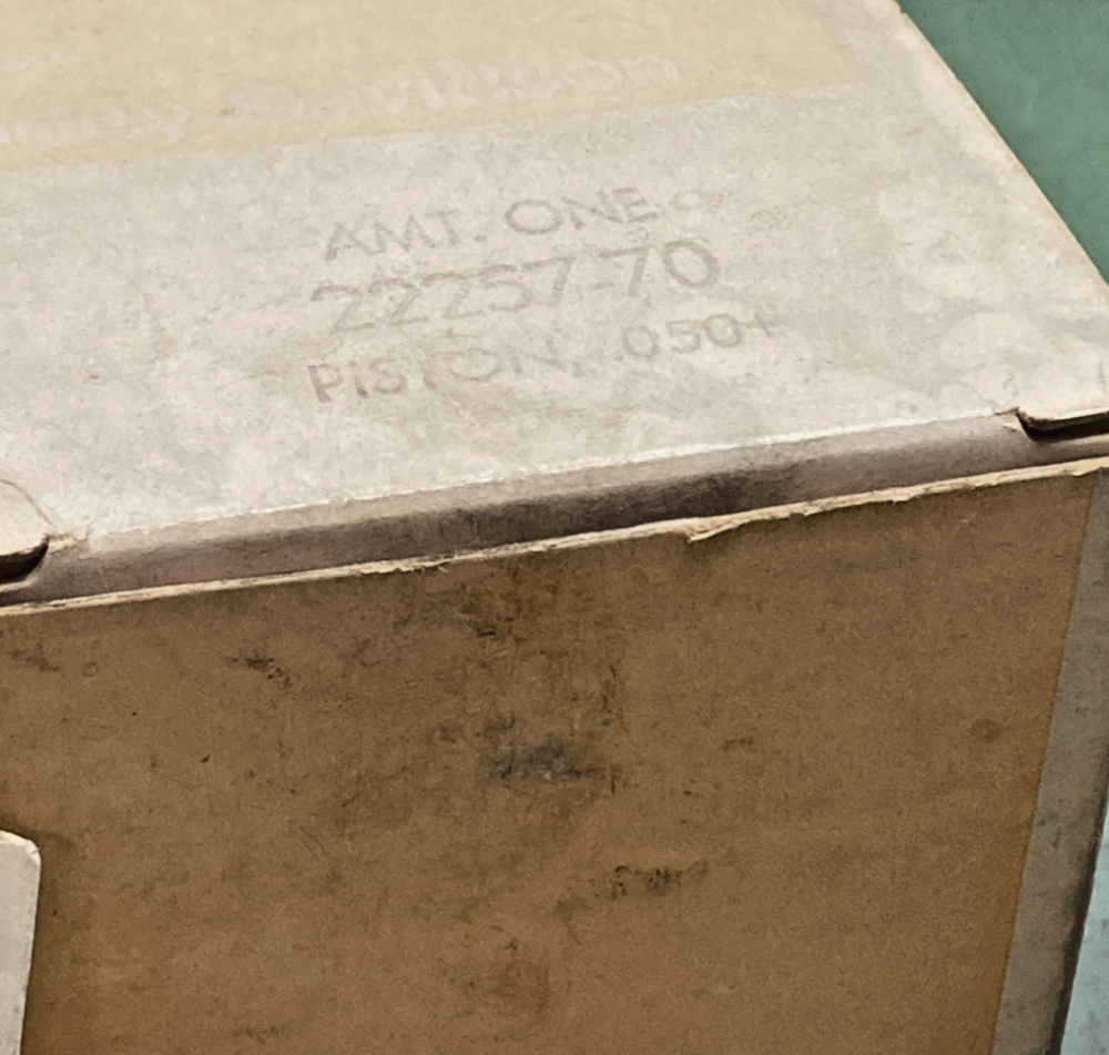 NEW GENUINE HARLEY DAVIDSON 22257-70 PISTON WITH PIN INCOMPLETE KIT