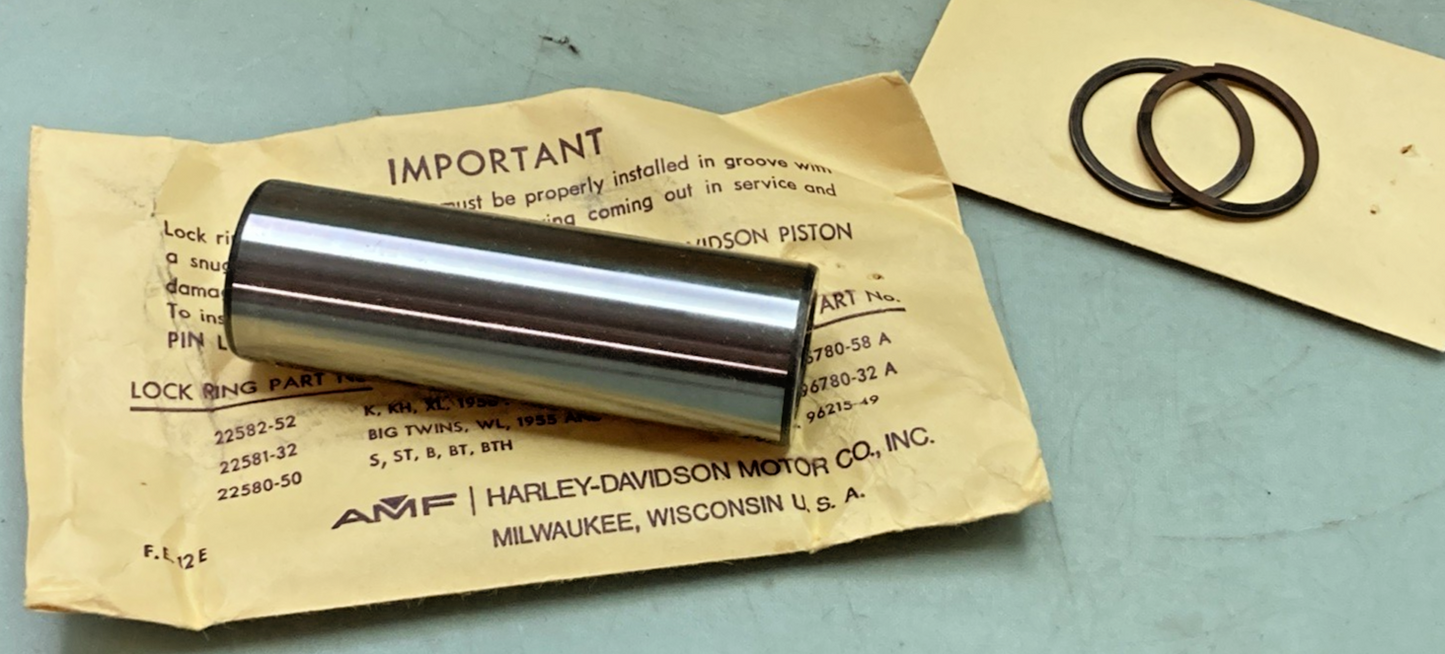 NEW GENUINE HARLEY DAVIDSON 22258-58A PISTON WITH PIN INCOMPLETE KIT