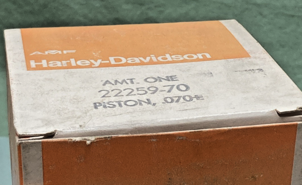 NEW GENUINE HARLEY DAVIDSON 22259-70 PISTON WITH RINGS AND PIN