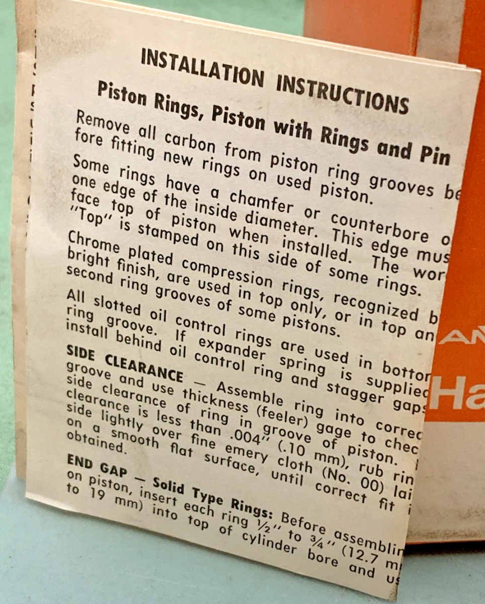NEW GENUINE HARLEY DAVIDSON 22259-70 PISTON WITH PIN INCOMPLETE KIT