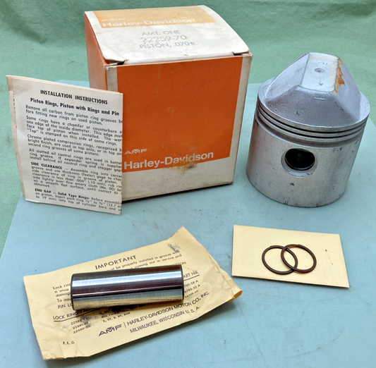 NEW GENUINE HARLEY DAVIDSON 22259-70 PISTON WITH PIN INCOMPLETE KIT