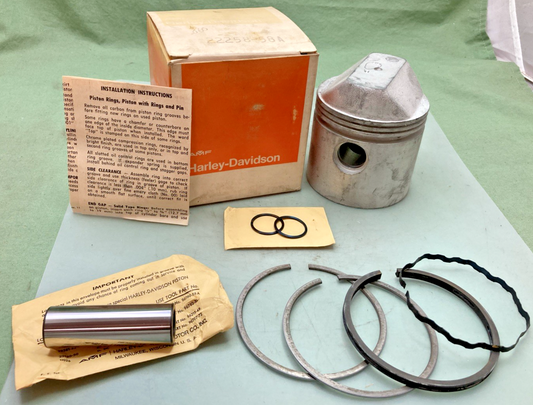 NEW GENUINE HARLEY DAVIDSON 22258-58A PISTON WITH RINGS AND PIN