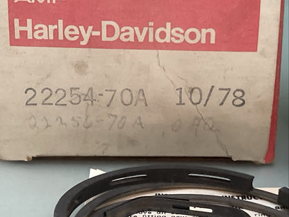 NEW GENUINE HARLEY DAVIDSON 22254-70A Piston, pin & rings 22270-58