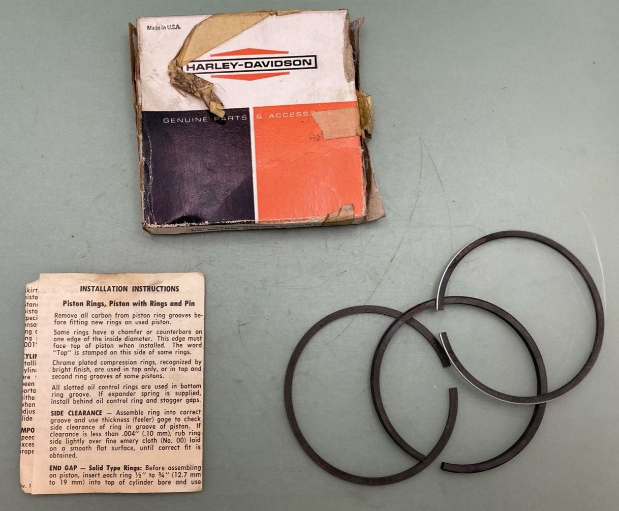 NEW GENUINE HARLEY-DAVIDSON 22328-66 PISTON RINGS