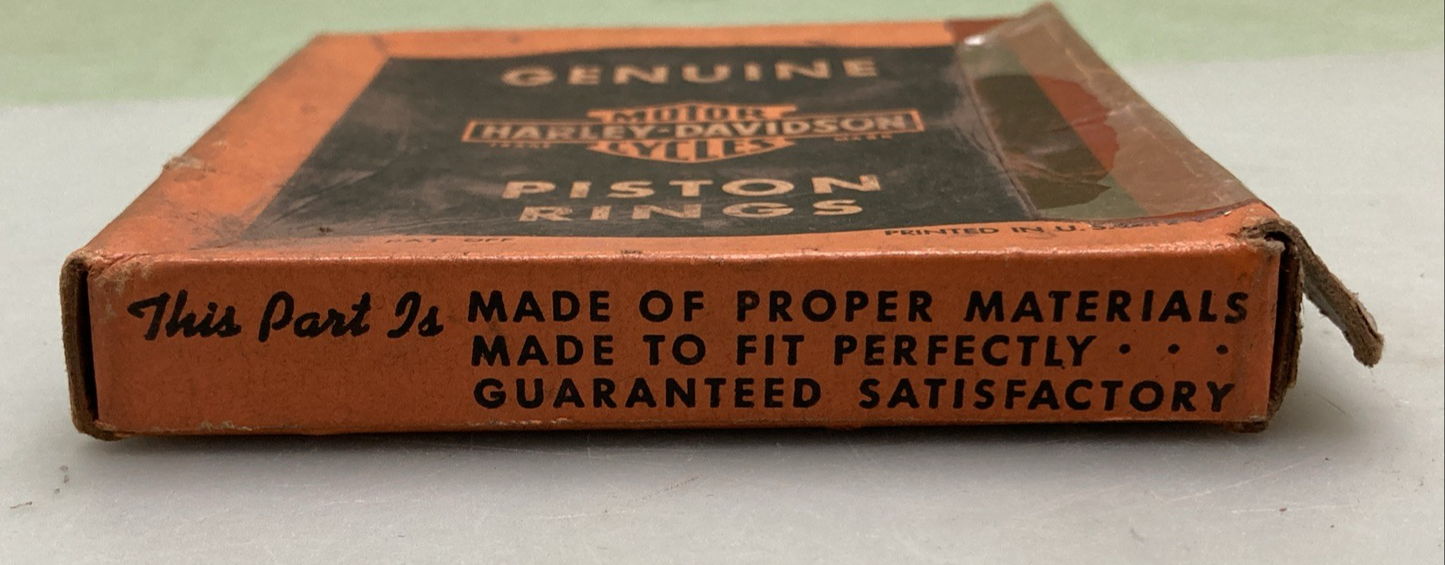 NEW GENUINE HARLEY-DAVIDSON 260-29 Piston compression ring, 1/8" wide Standard