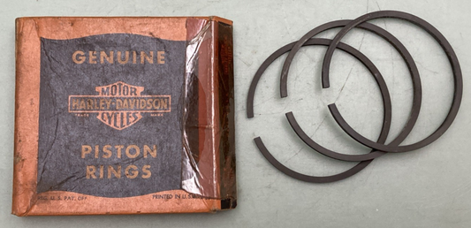 NEW GENUINE HARLEY-DAVIDSON 260-29 Piston compression ring, 1/8" wide Standard