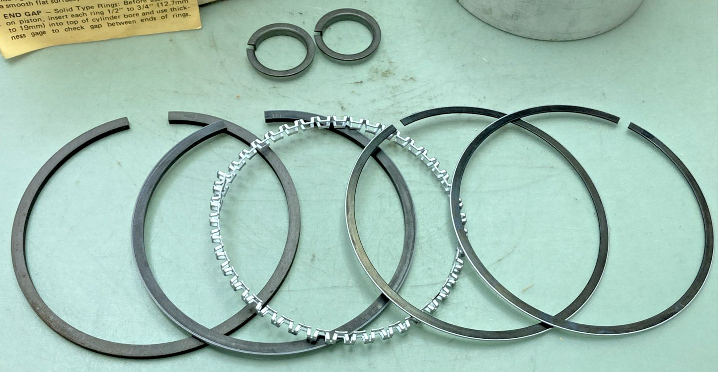 NEW GENUINE DIXIE J-11224 PISTON WITH RINGS AND PIN FOR HARLEY DAVIDSON