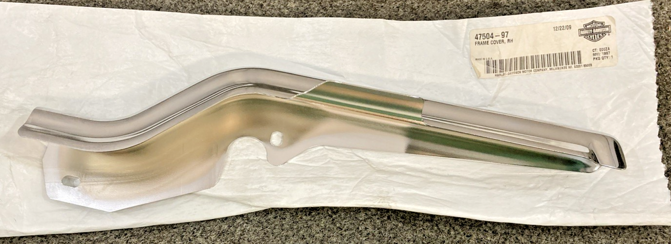 NEW GENUINE HARLEY DAVIDSON 49207-04 RIGHT FRAME COVER