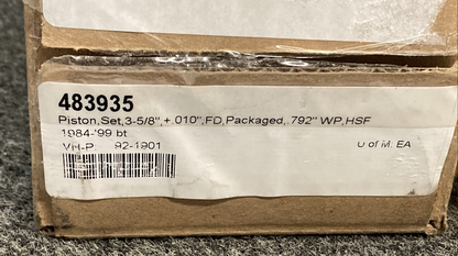 NEW GENUINE S&S 48395 PISTON SET