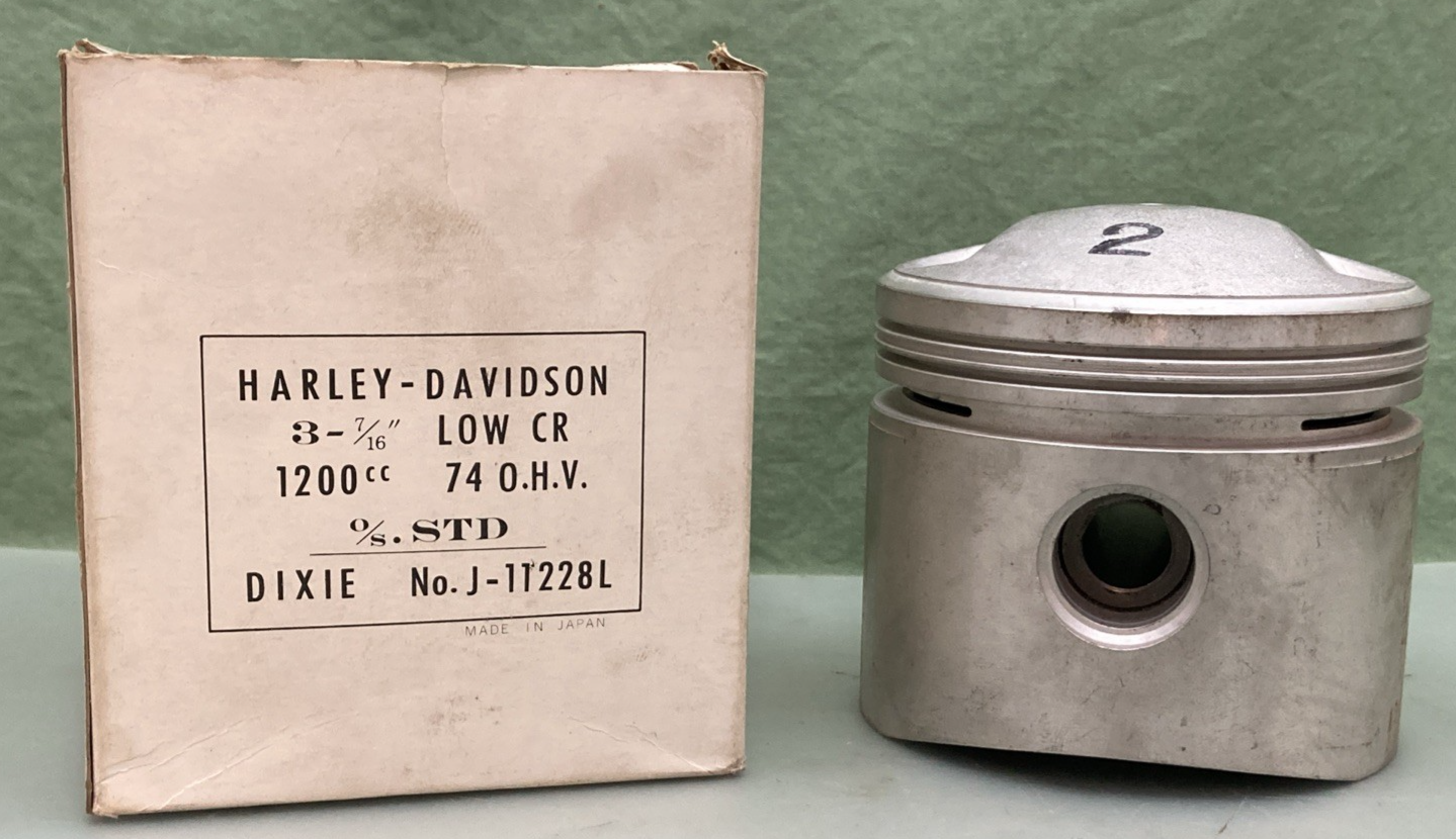 NEW GENUINE DIXIE J-11228L Low Compression Piston Kit FOR HARLEY-DAVIDSON