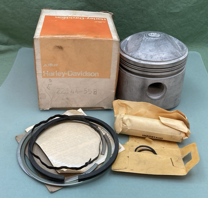 NEW GENUINE HARLEY DAVIDSON 22144-55B PISTON & RING KIT