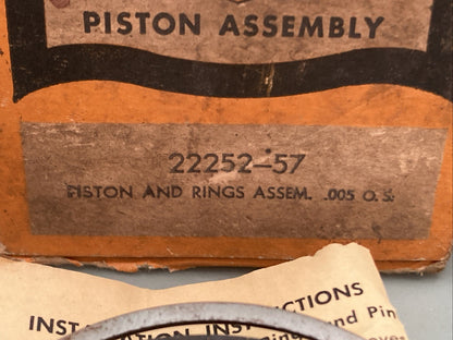 NEW GENUINE HARLEY DAVIDSON 22252-57 005 PISTON & RING KIT 317-35