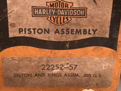 NEW GENUINE HARLEY DAVIDSON 22252-57 005 PISTON & RING KIT 317-35