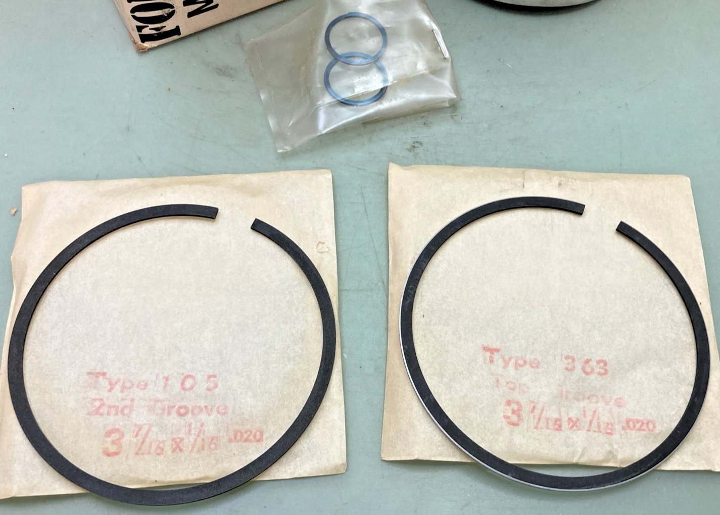 NEW GENUINE FORGED TRUE 92 PISTON WITH RINGS AND PIN