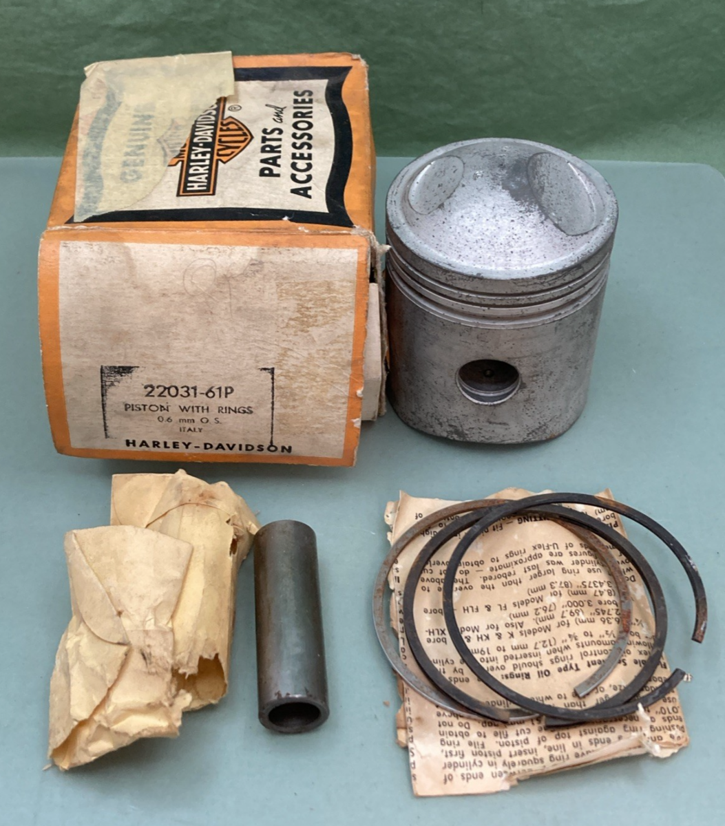 NEW GENUINE HARLEY DAVIDSON 22031-61P 0.6 PISTON & RING KIT 1900
