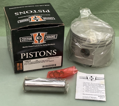 NEW GENUINE CUSTOM CHROME 16929 PISTON KIT
