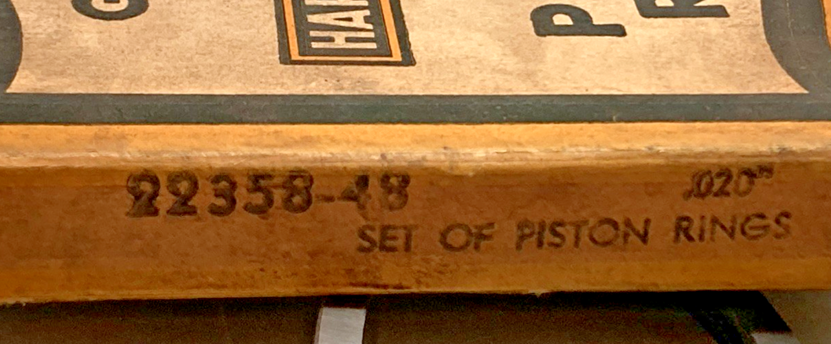 NEW GENUINE HARLEY DAVIDSON 22358-48 PISTON RING SET