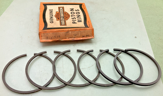 NEW GENUINE HARLEY DAVIDSON 22358-38 PISTON RING SET
