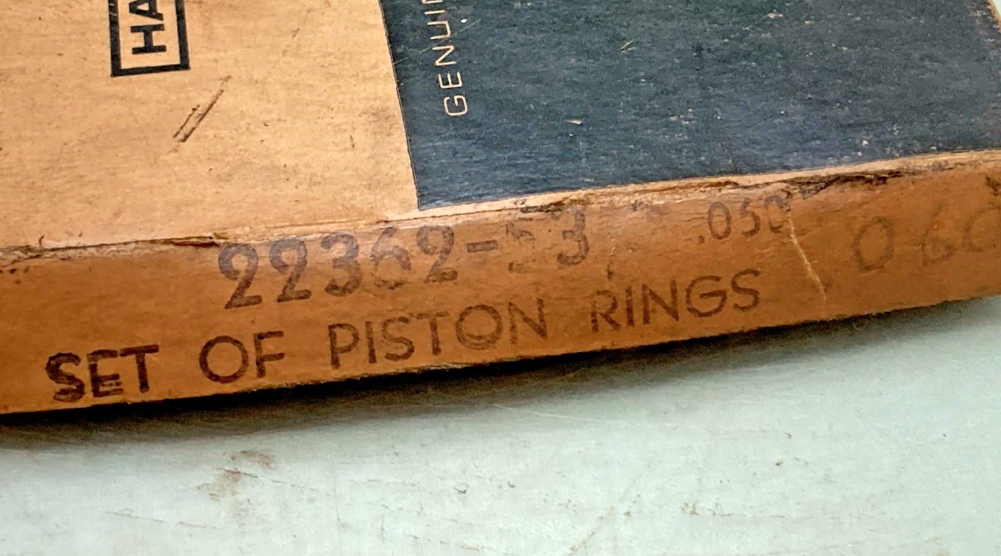 NEW GENUINE HARLEY DAVIDSON 22362-53 PISTON RING SET INCOMPLETE SET