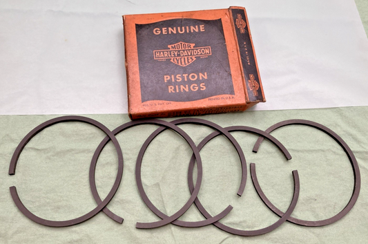 NEW GENUINE HARLEY DAVIDSON 262-36 PISTON RINGS 45 STD.