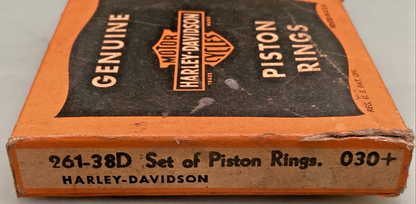 NEW GENUINE HARLEY DAVIDSON 261-38D PISTON RING 45" FLATHEAD WL WLA  +.030