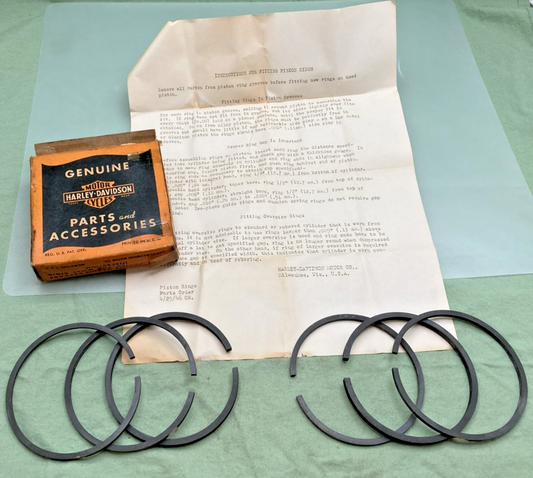 NEW GENUINE HARLEY DAVIDSON 22194-42  PISTON RINGS .030 O/S