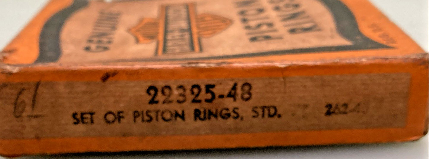 NEW GENUINE HARLEY DAVIDSON 22325-48/262-48 PISTON RINGS .010" STD